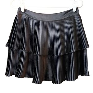 French Connection Ilsa Black Pleated Mini Skirt